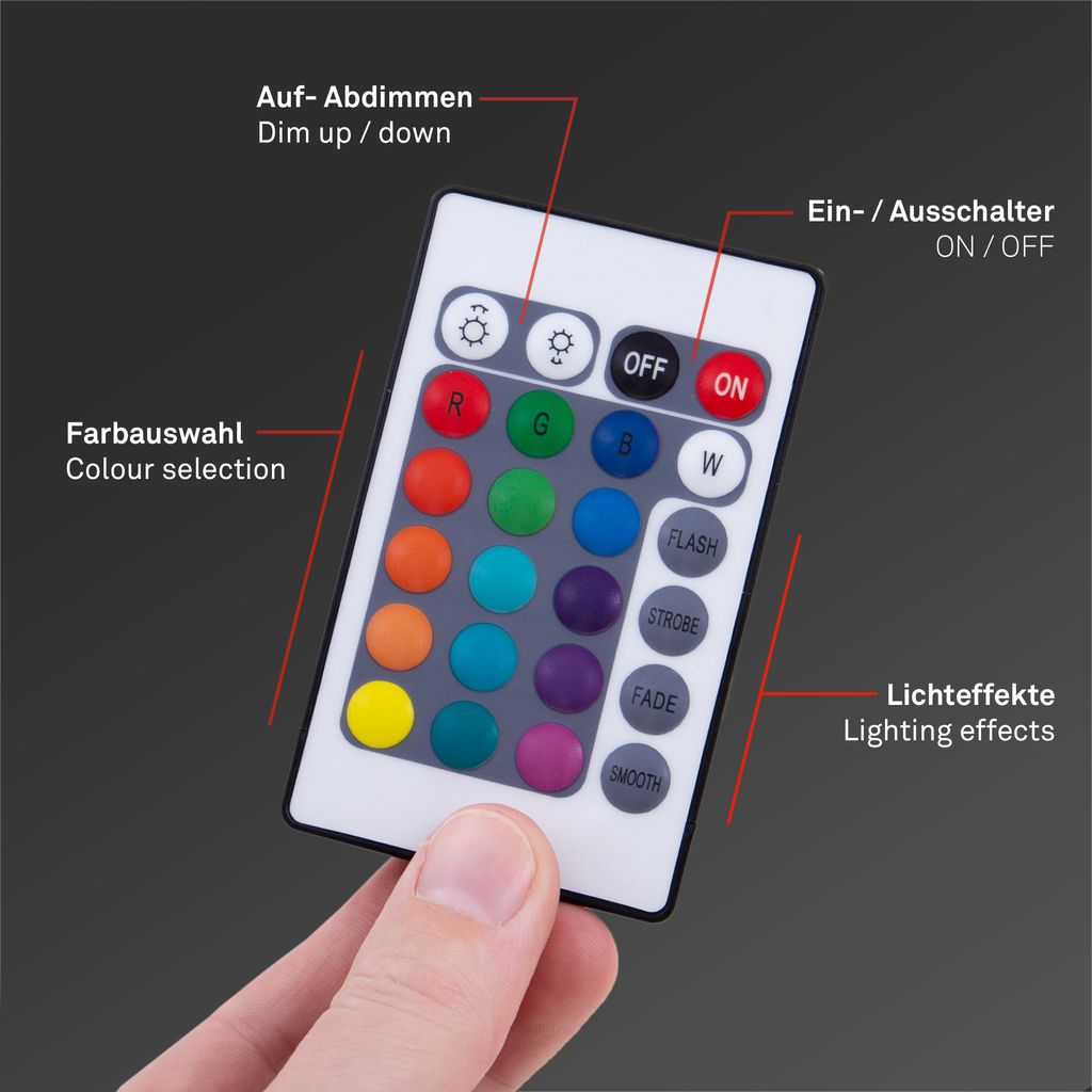 RGB LED Band 1000 cm 0.11W weiß 10
