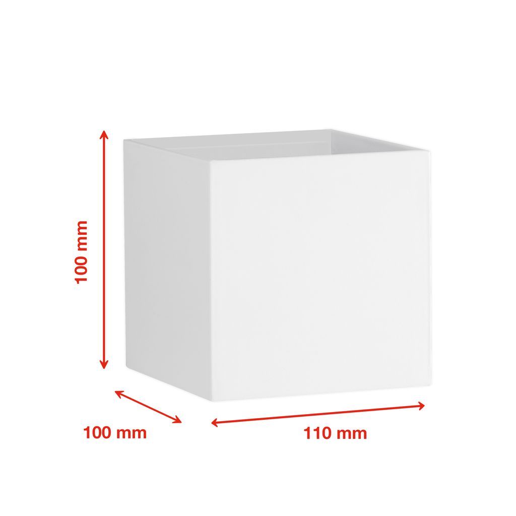 LED Außenleuchte. weiß. 2x LED-Modul/3W 3