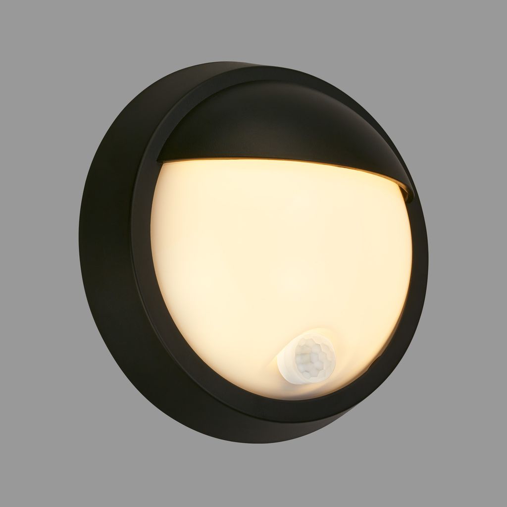 Puni LED Wandleuchte Aussen. Bewegungsmelder. Dämmerungssensor. Akku 8