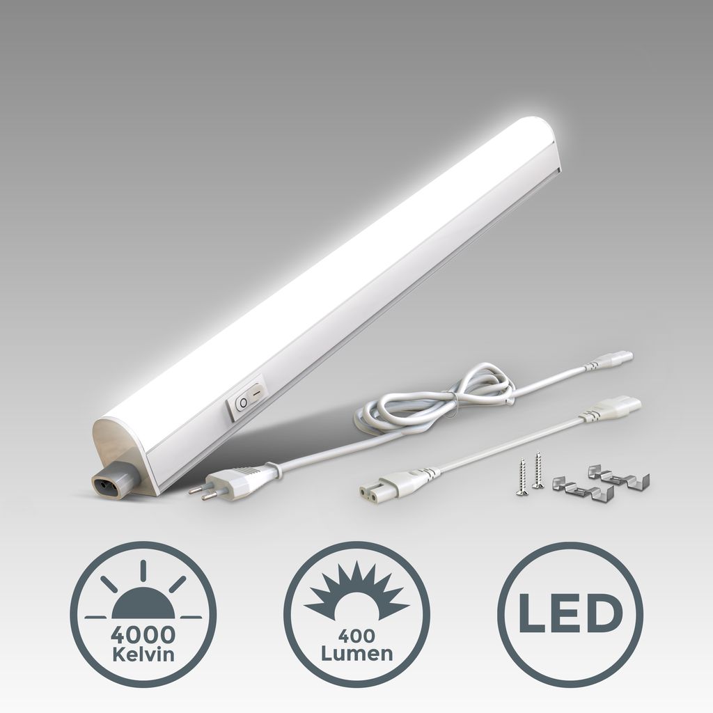 Unterbauleuchte - 4W. 400lm. LED. Stecker. erweiterbar. neutralweiß. weiß 1