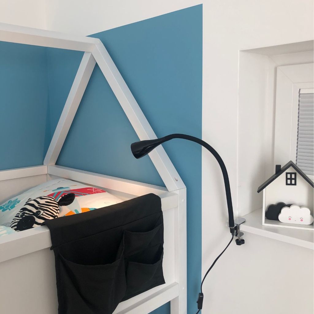 Klemmlampe - 4.8W. 400lm. LED. mit Stecker. dimmbar. warmweiß. schwarz 5