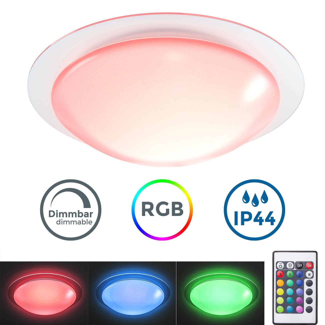 LED Deckenleuchte Ambientelicht mit 16 Farbmodi IP44 - 3