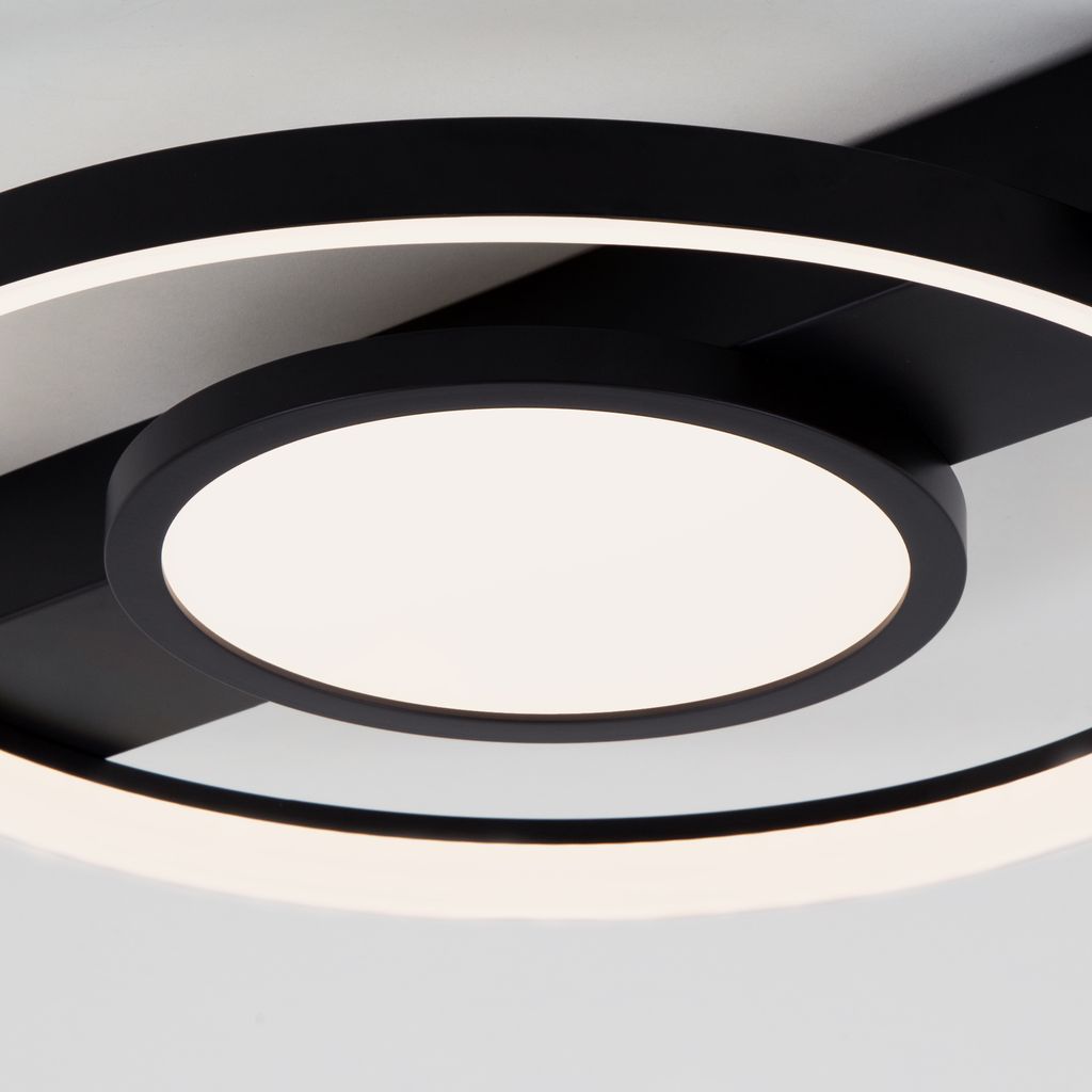 LED Deckenleuchte  33W. 3100lm. 43.5 cm. dimmbar. schwarz 15