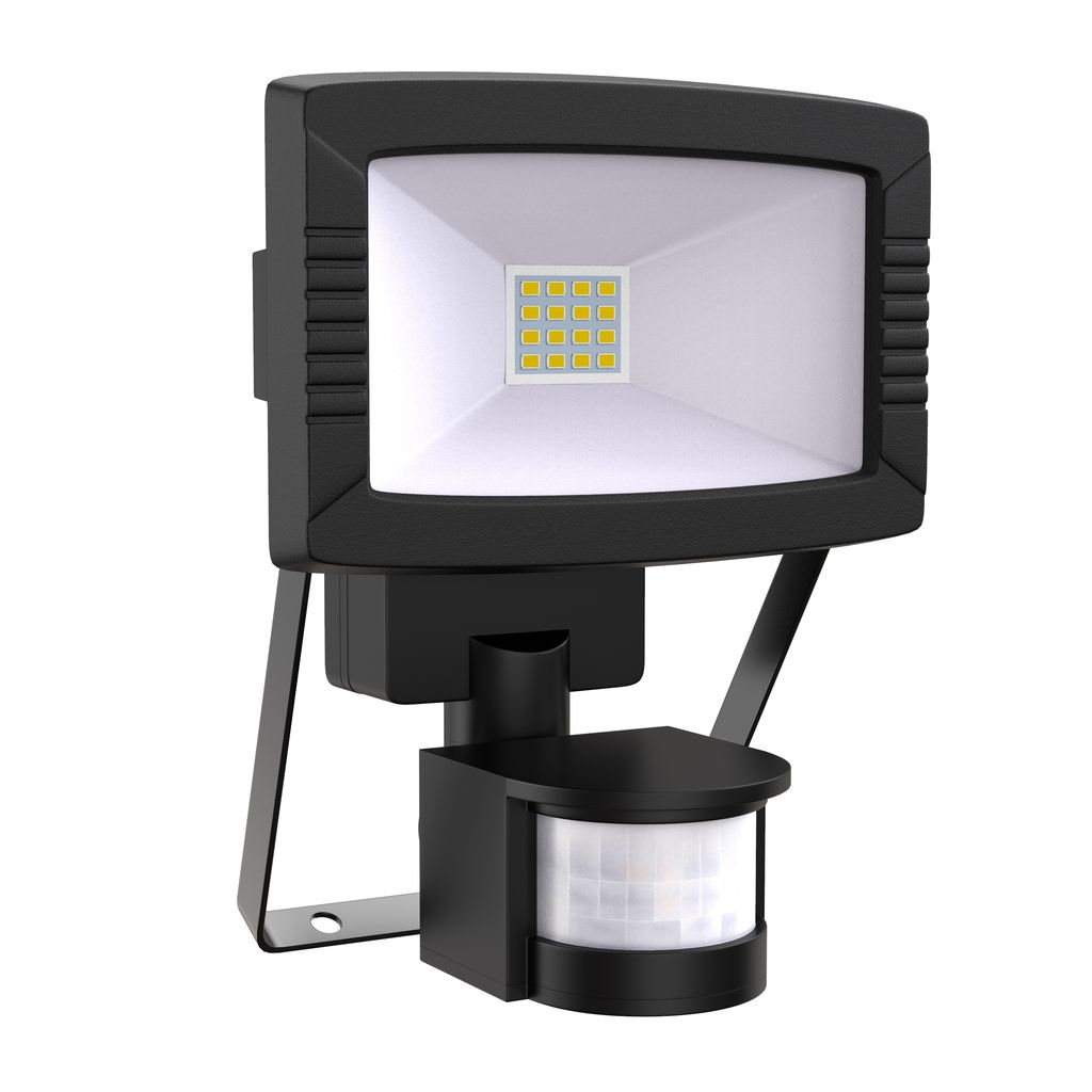 LED Außenstrahler mit Bewegungsmelder - Mercurio [schwarz] 0