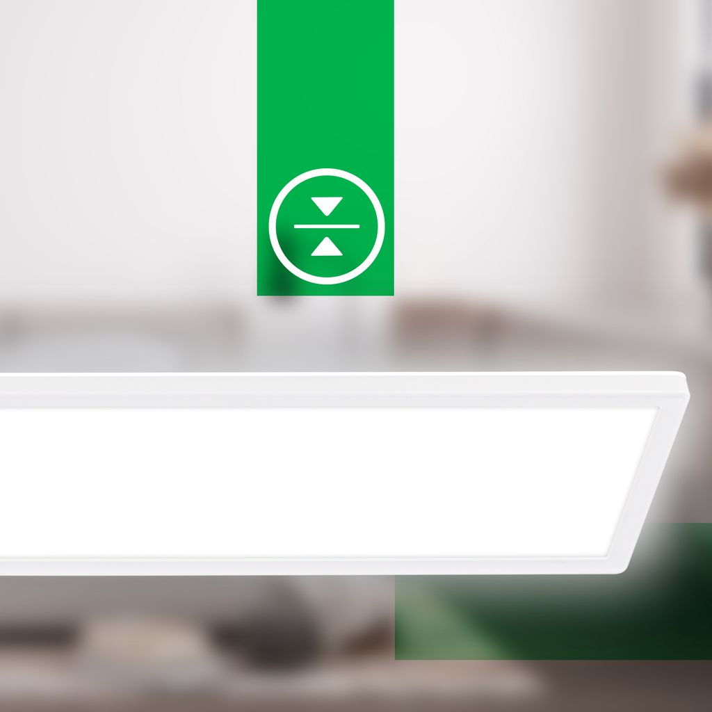 LED Panel flach 98cm - Backlight. 4800 Lumen. 21W. 4000K neutralweiß. weiß 4