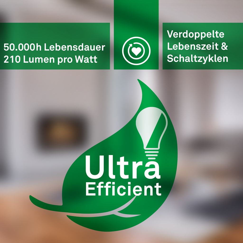 LED Deckenlampe Deckenleuchte Wohnzimmer Effizienzklasse A Flur 4