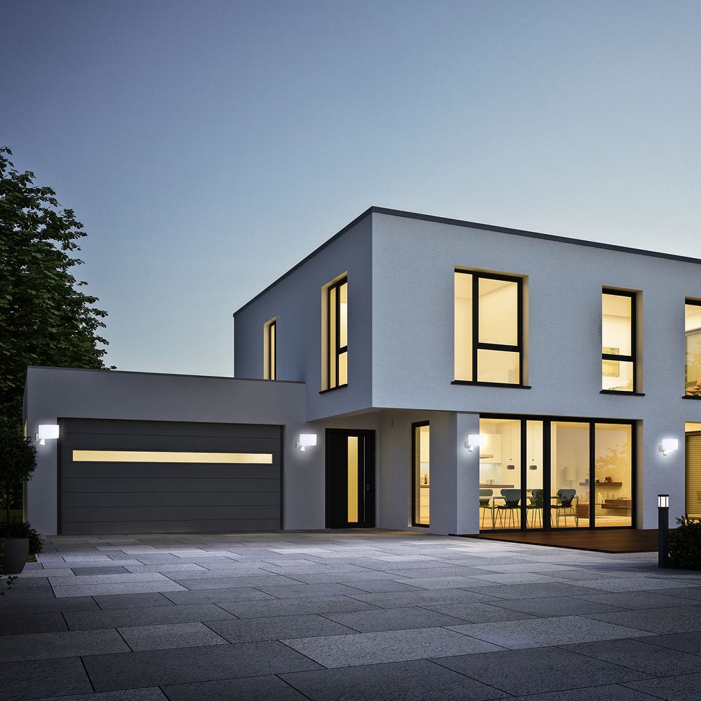 Außenstrahler - 20W. 2300lm. IP44. LED. mit Bewegungsmelder. neutralweiß. weiß 3