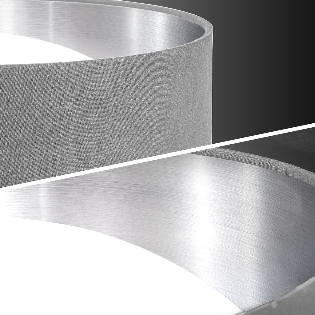 LED Deckenleuchte. grau-silber. 1xLED/18W 4