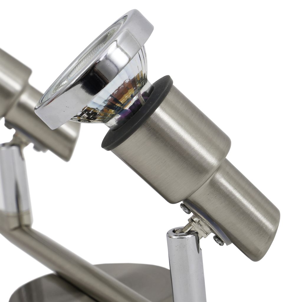 Deckenstrahler - 9.6W. 800lm. LED. schwenkbar. IP44. warmweiß. matt-nickel 2