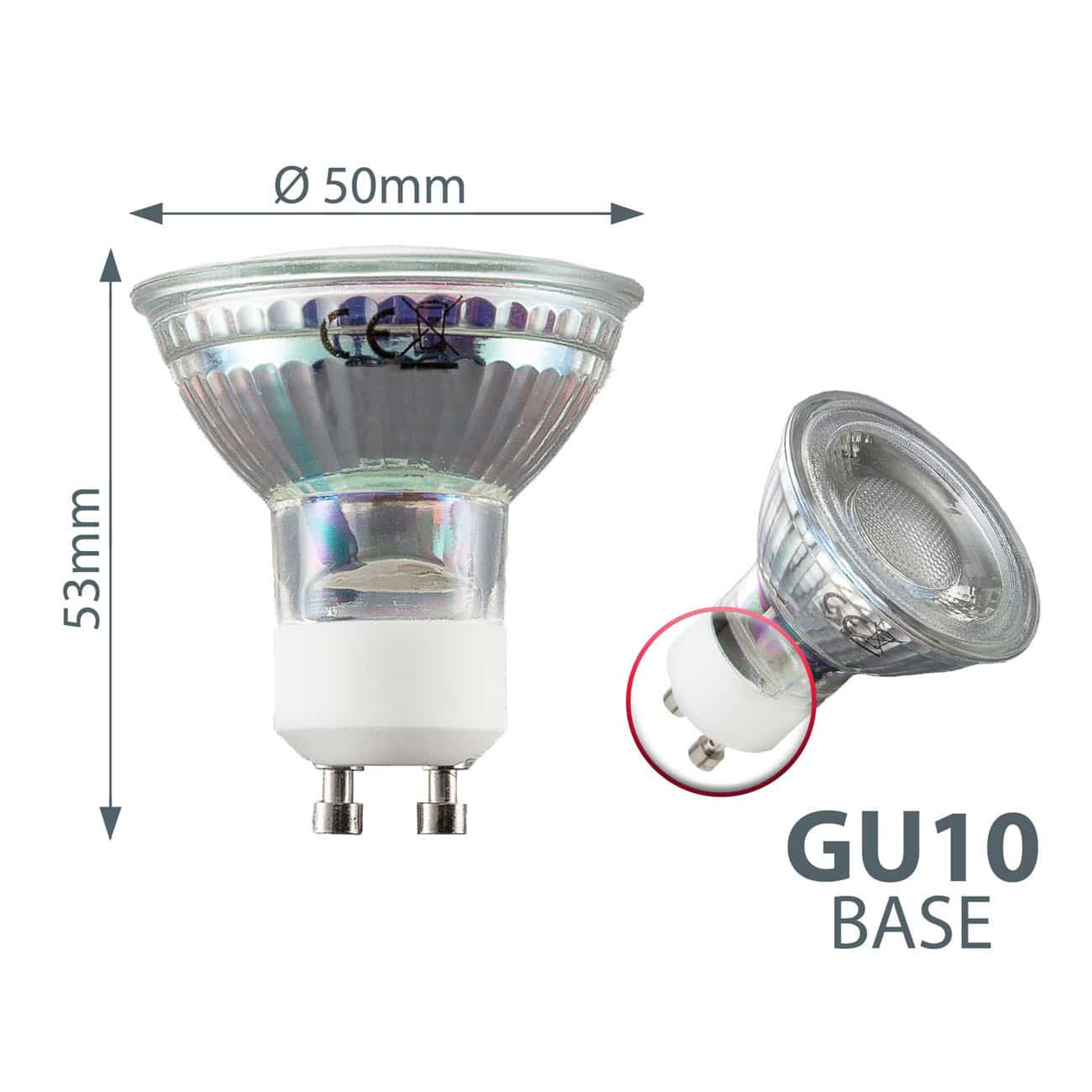 LED Leuchtmittel GU10 5W | 10 er Set - 3