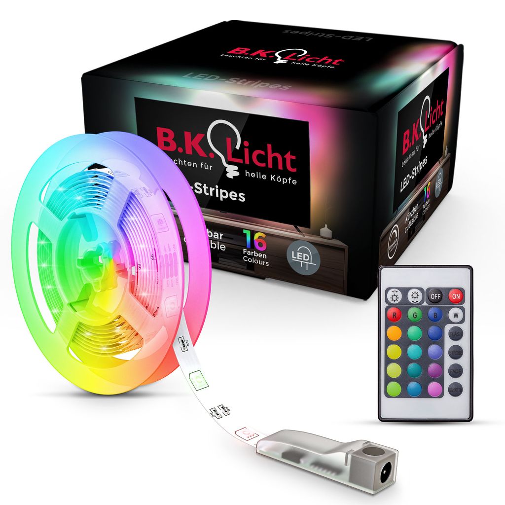 LED Strip 3 m - dimmbar. Fernbedienung. Farbwechsel. kürzbar. RGB 10