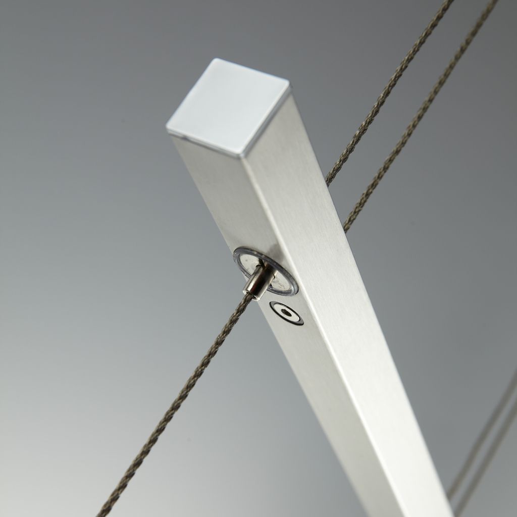 Pendelleuchte - 16W. 1750lm. LED. höhenverstellbar. dimmbar. warmweiß. matt-nickel 8