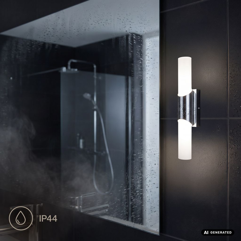 Kave LED Spiegelleuchte - 7W, 750lm, Neutralweiß, IP44, Chrom