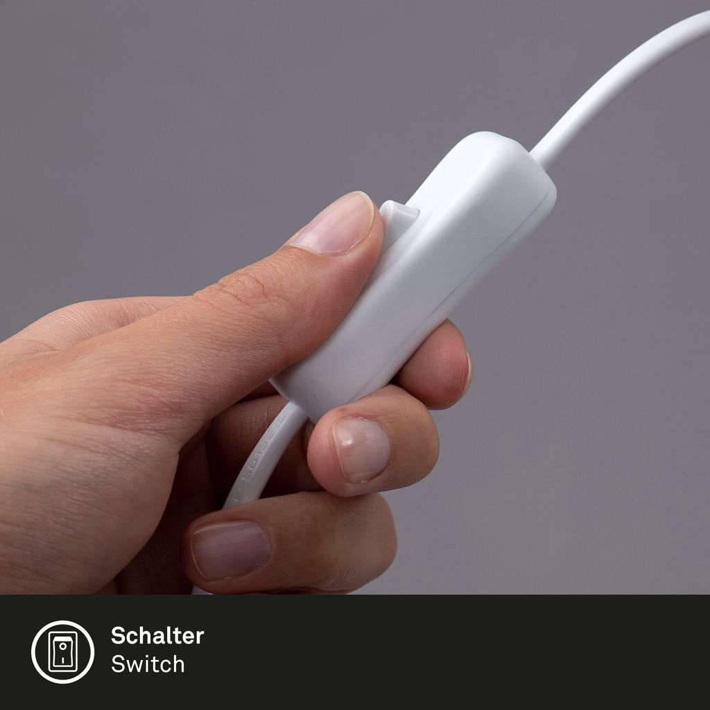 LED Klemmleuchte 80.5 cm 7.5W 800lm weiß 15