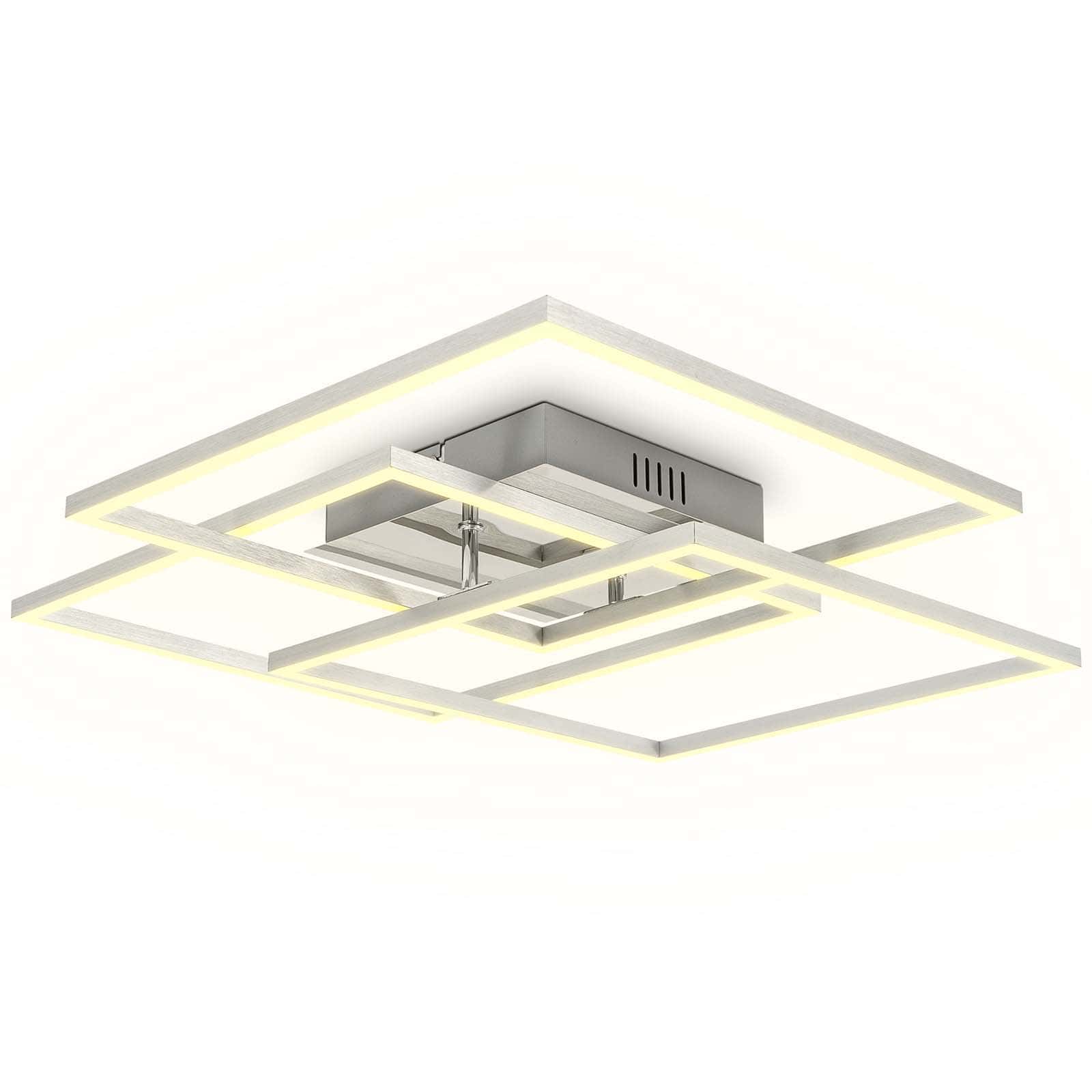 LED Frame Deckenleuchte 3-flammig schwenkbar chrom - 1