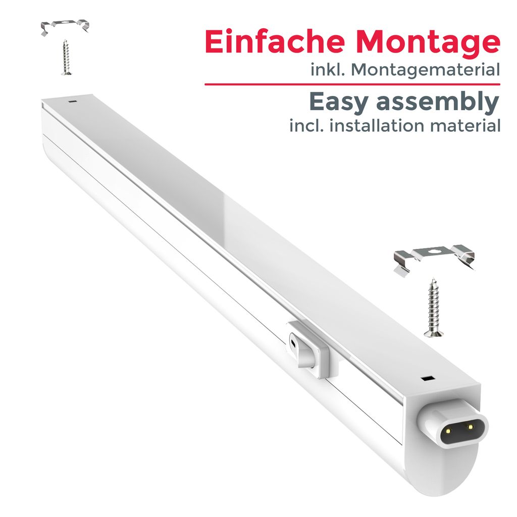 Unterbauleuchte - 4W. 400lm. LED. Stecker. erweiterbar. neutralweiß. weiß 8