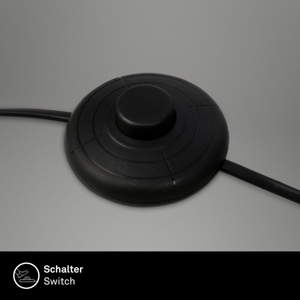 Stehleuchte. 127 cm. 1x E27. max. 10W. schwarz 3
