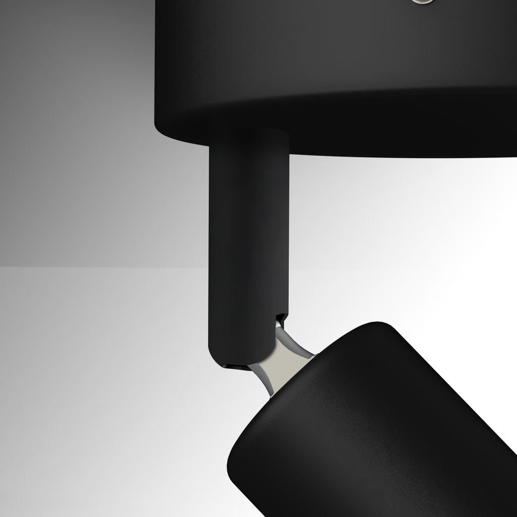 Wandlampe - 4.8W. 400lm. LED. schwenkbar. IP44. warmweiß. schwarz 6
