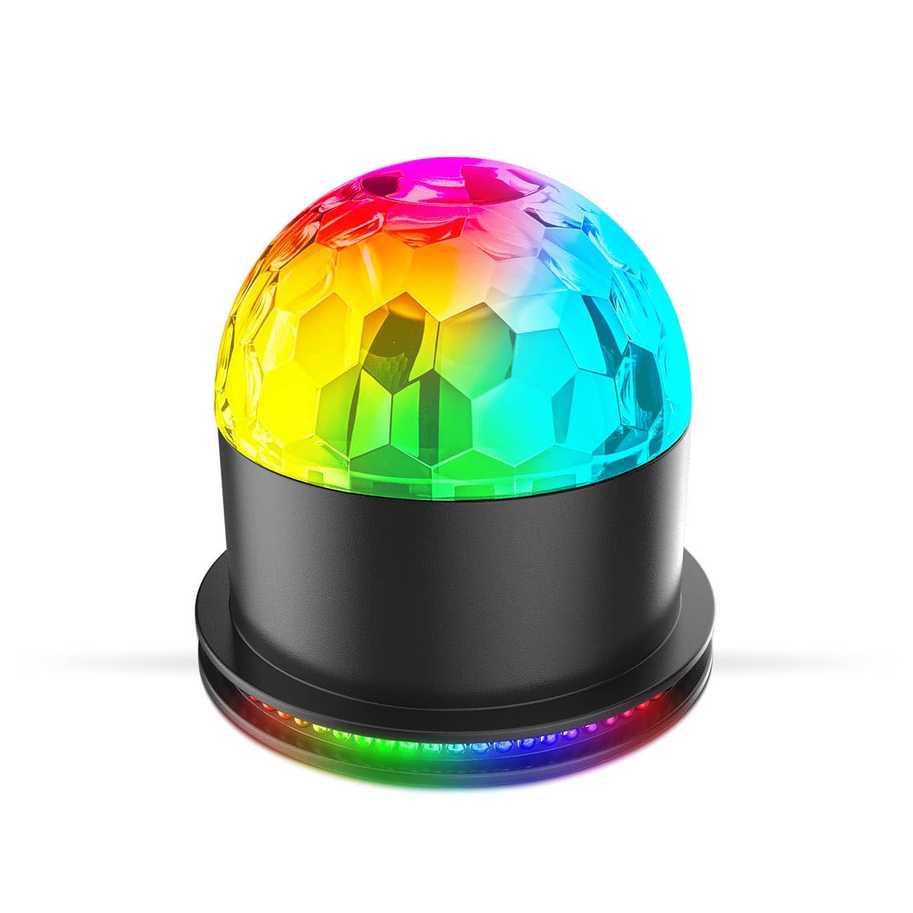 Discokugel LED Party Lampe Musikgesteuert Disco Lichteffekte