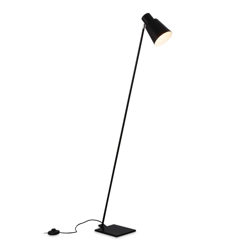 Stehleuchte. 127 cm. 1x E27. max. 10W. schwarz 0