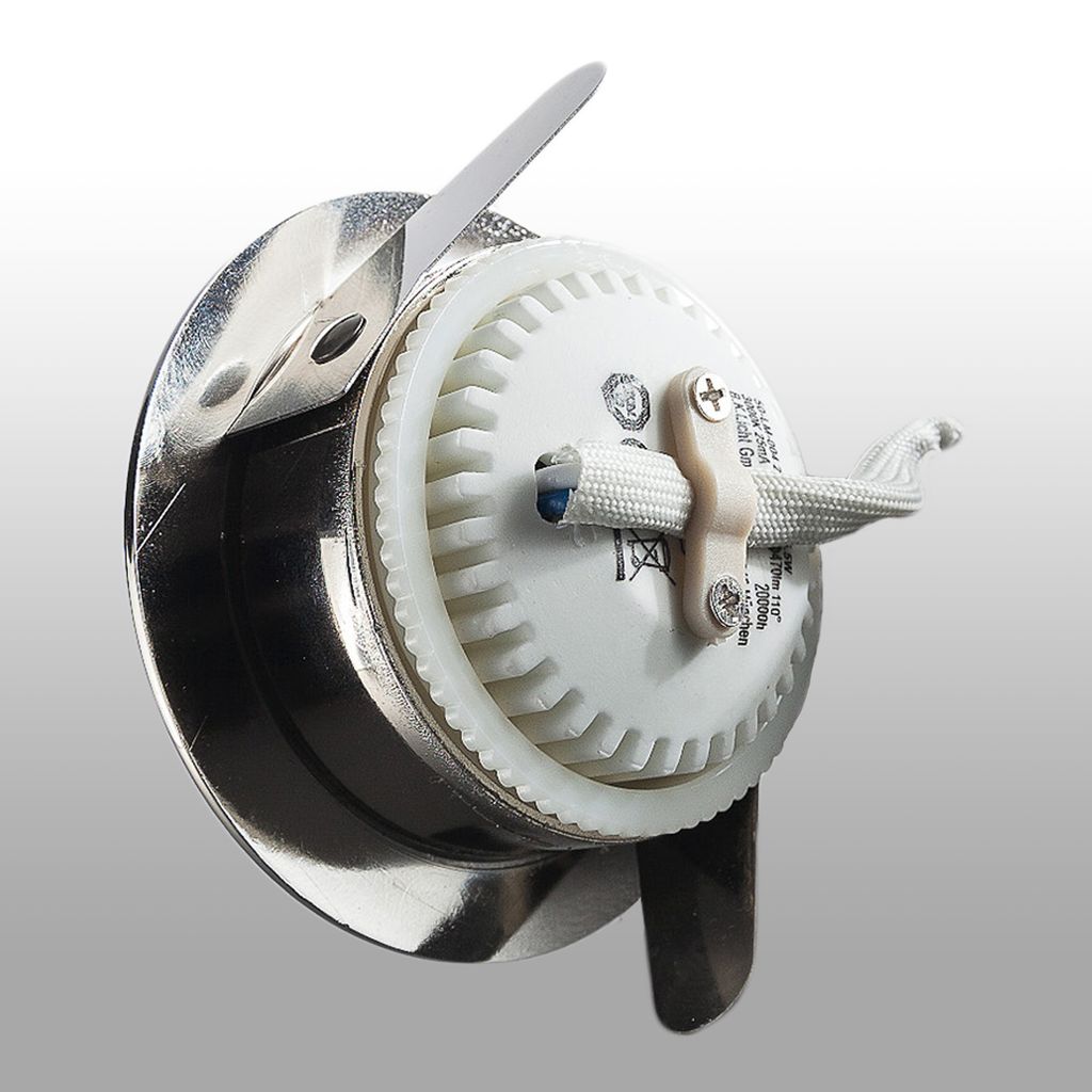 Einbauspot 5er Set 60mm Lochmaß - 230V. 5.5W. 470lm. LED. dimmbar. IP44. warmweiß. matt-nickel 11