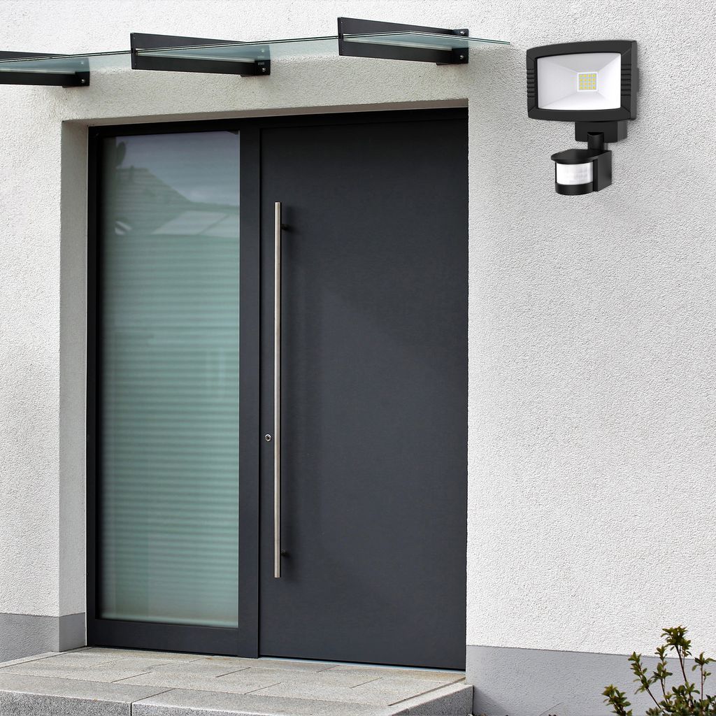 LED Außenstrahler mit Bewegungsmelder - Mercurio [schwarz] 8