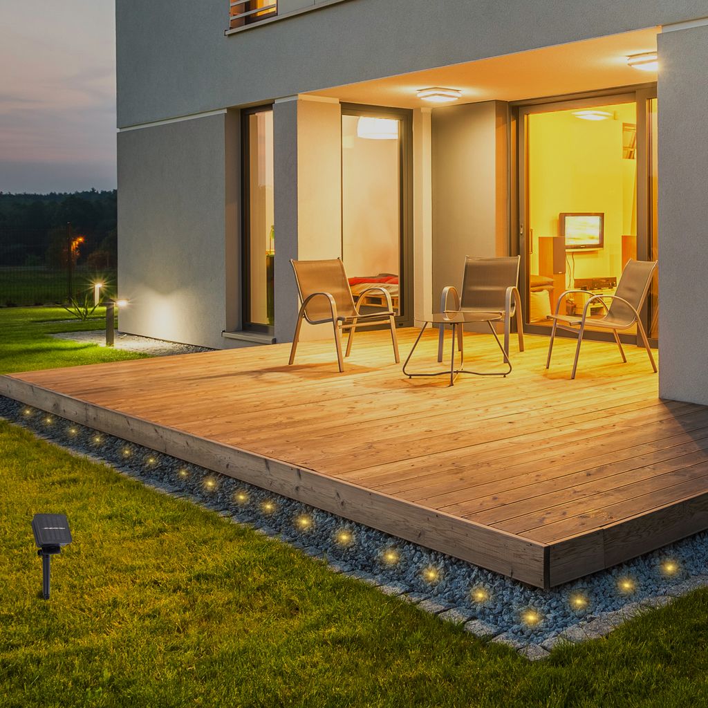 LED Lichterketten. Solar. 2er Set. á 12m. á120 LED 6