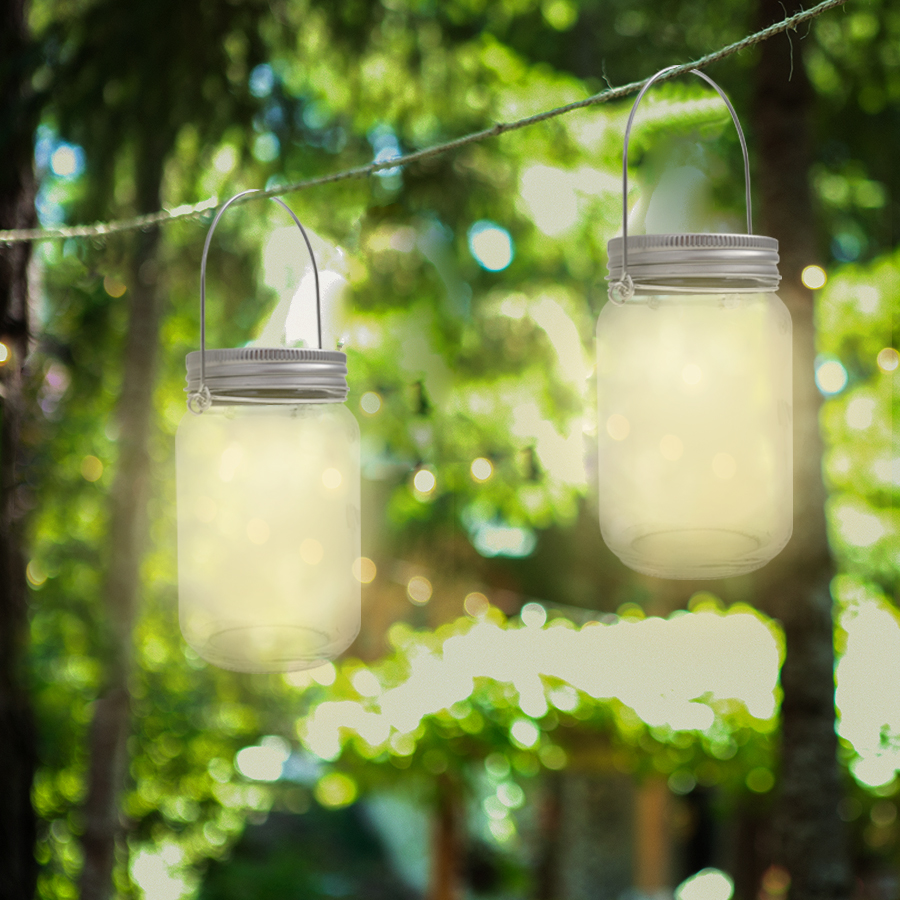 Solarleuchte Garten - 0.05W. 20lm. LED. akku. mit Schalter. warmweiß. klar 3