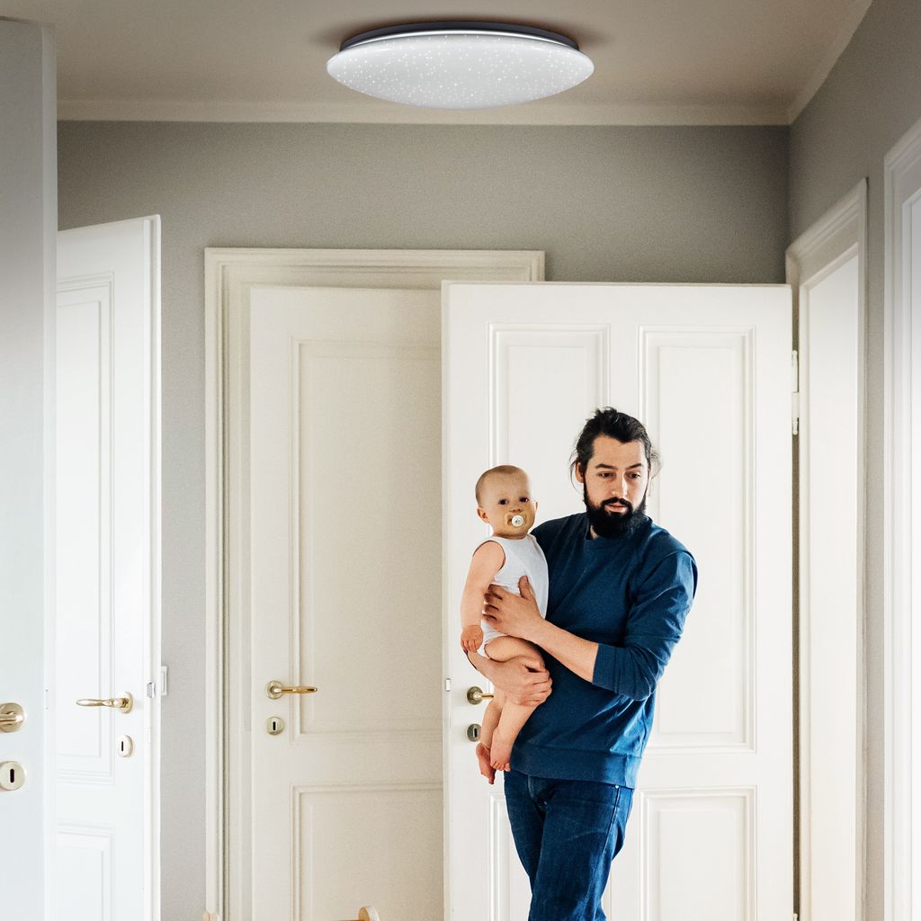 Deckenleuchte Ø50 cm - 40W. 4000lm. LED. smart. dimmbar. CCT. weiß 3