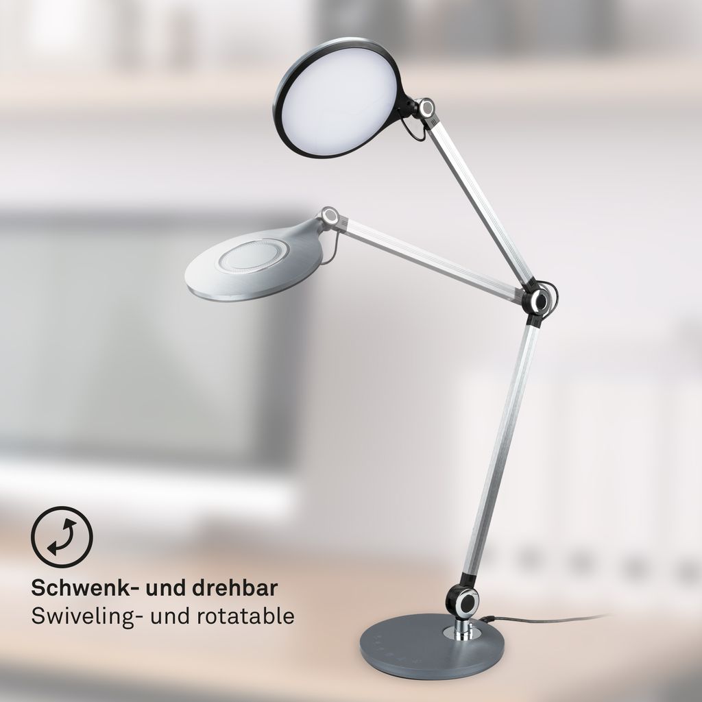 CCT LED Schreibtischleuchte. Ø 20 cm. 9 W. Anthrazit 3