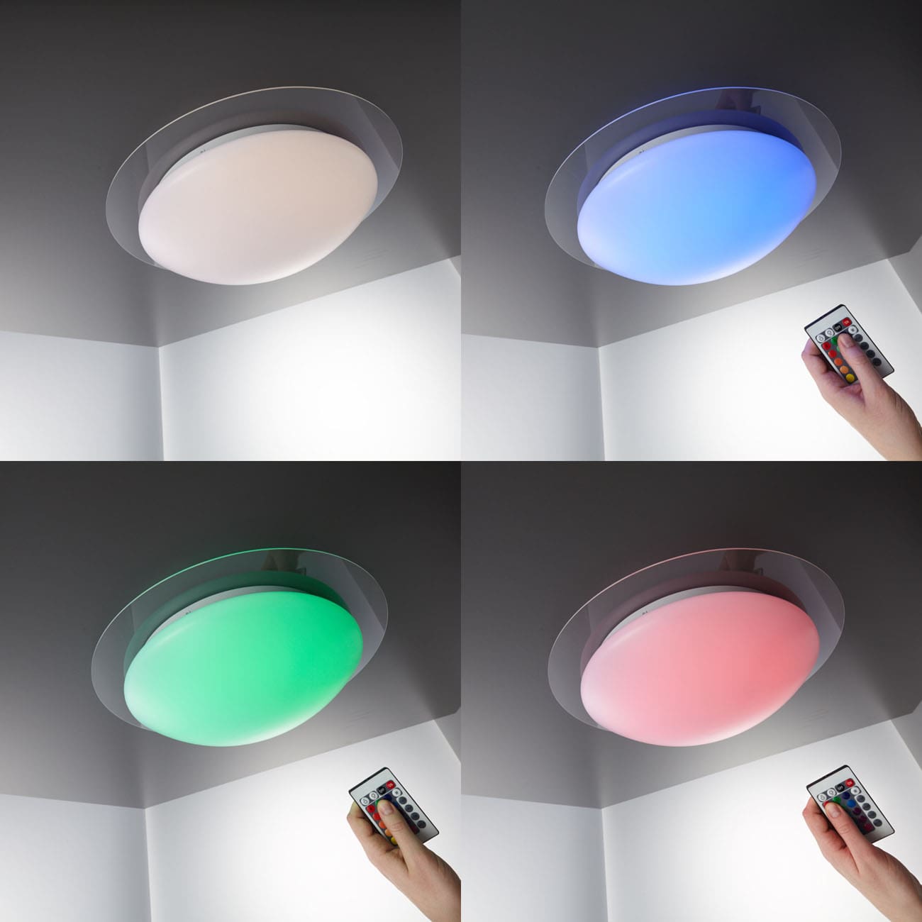LED Deckenleuchte Ambientelicht mit 16 Farbmodi IP44 - 5