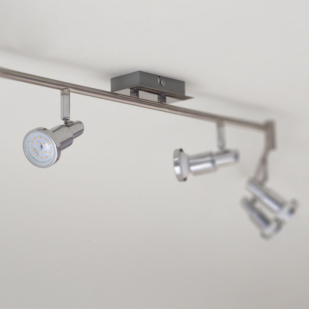 Deckenstrahler - 30W. 2400lm. LED. schwenkbar. GU10. warmweiß. matt-nickel 5