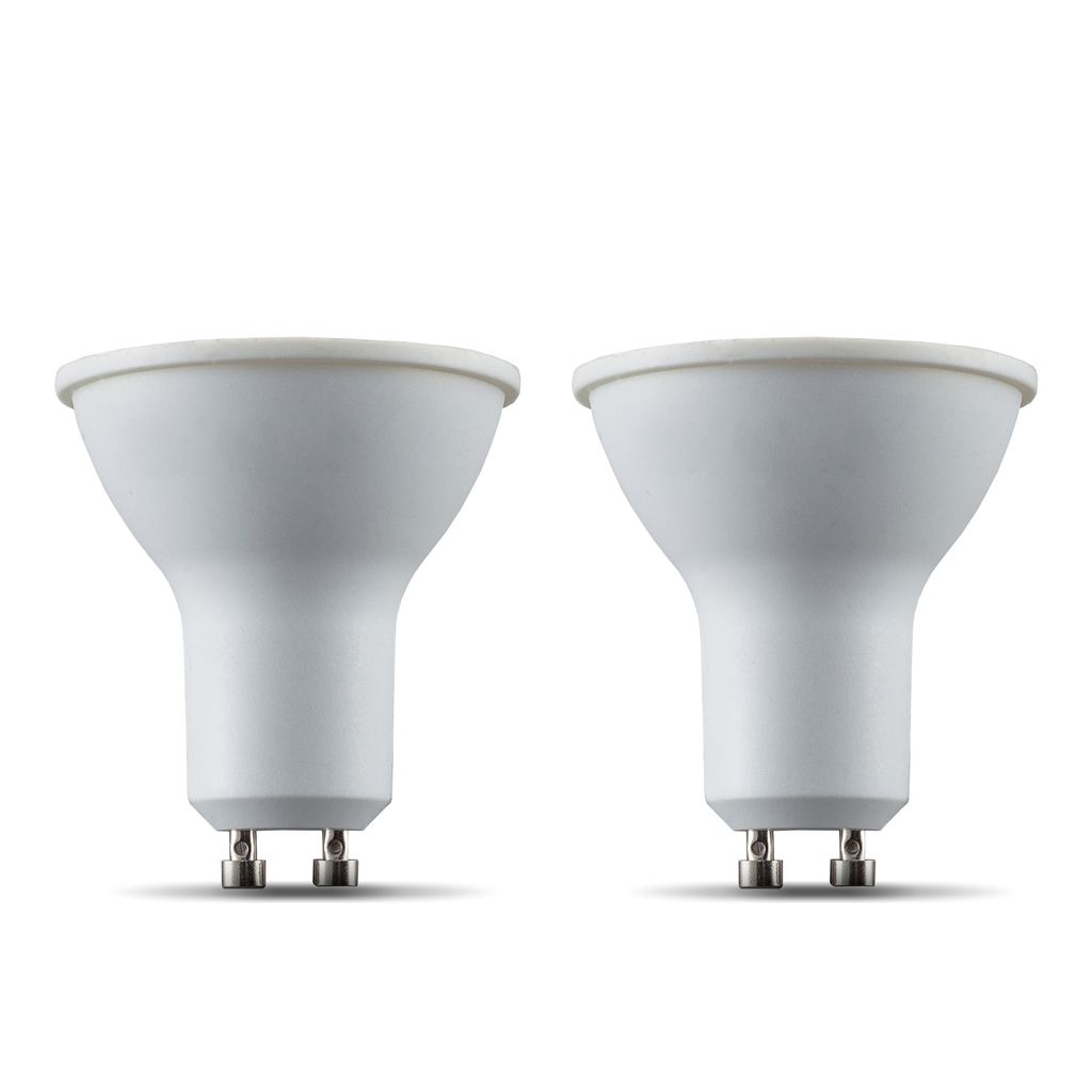 LED Leuchtmittel GU10 2er Set - 5.5W 350lm smart dimmbar 2700K weiß 10