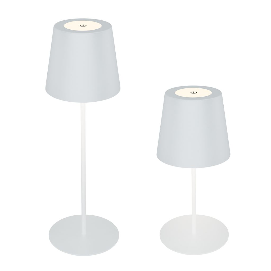 Tischlampe - 2.5W. 200lm. kabellos. led. dimmbar. warmweiß. weiß 10