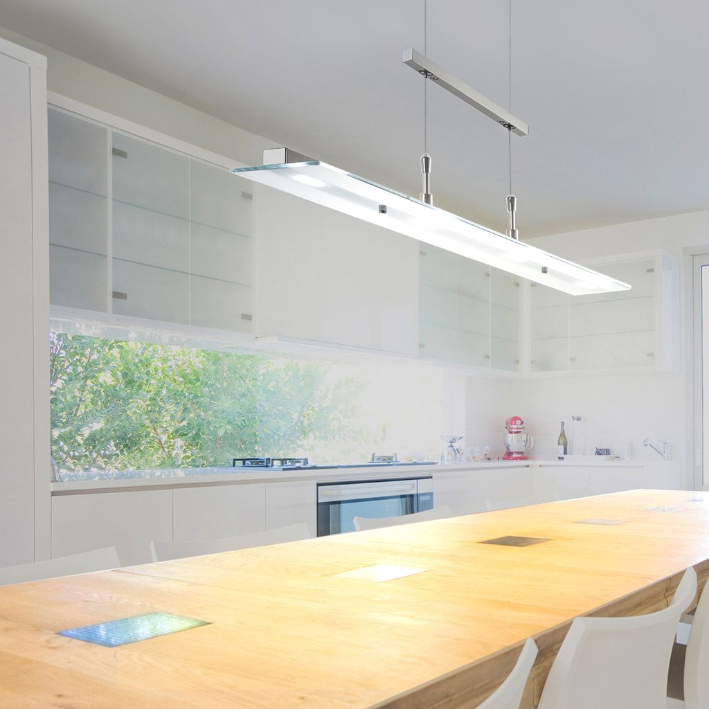 Pendelleuchte - 16W. 1750lm. LED. höhenverstellbar. dimmbar. warmweiß. matt-nickel 5
