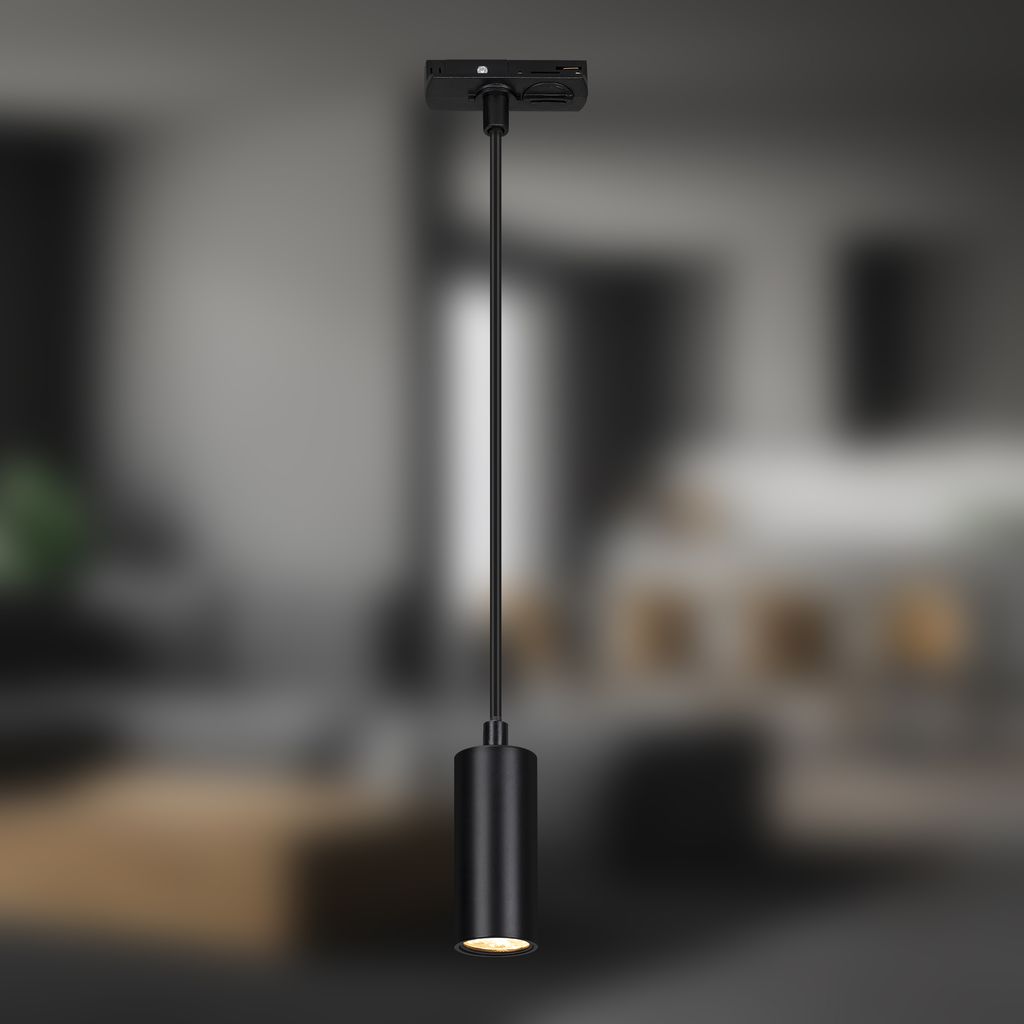 HV Track Schienensystem. Dimmbar. Kombinierbar. Zubehör. Schwarz. Ø4 x 10 cm 3