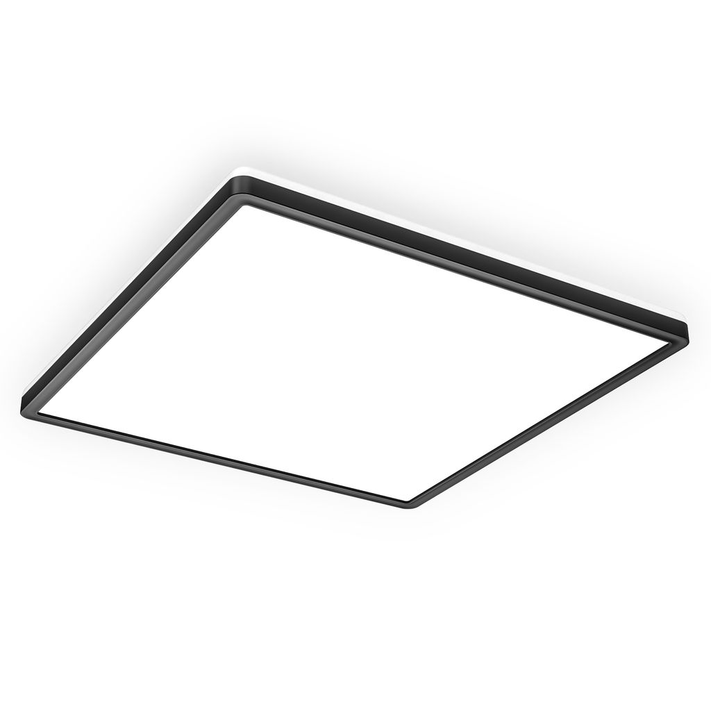 LED Panel 42x42 cm - 22W. 3000lm. flach. backlight. neutralweiß. schwarz 10