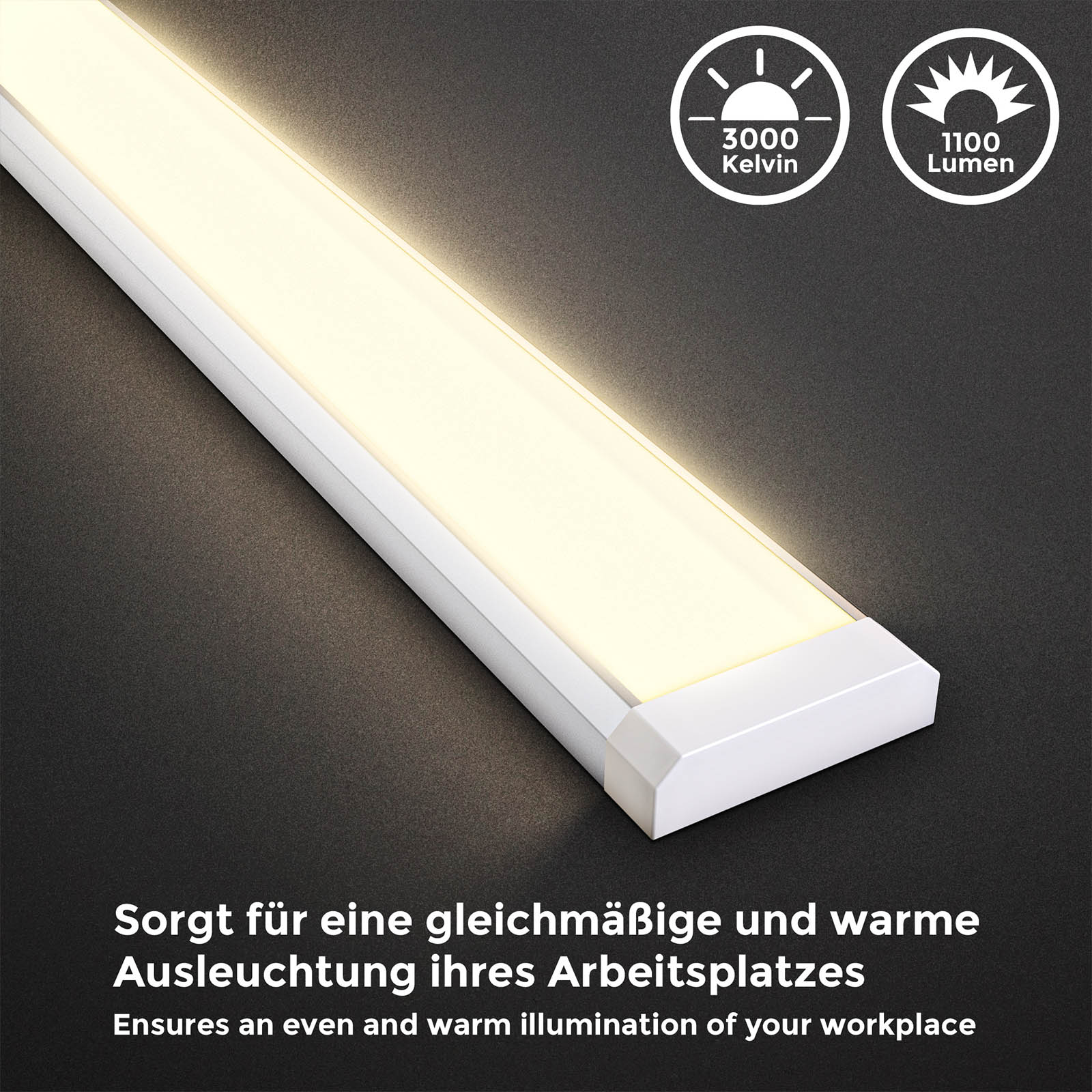 LED Unterbauleuchte weiß-silber - 4