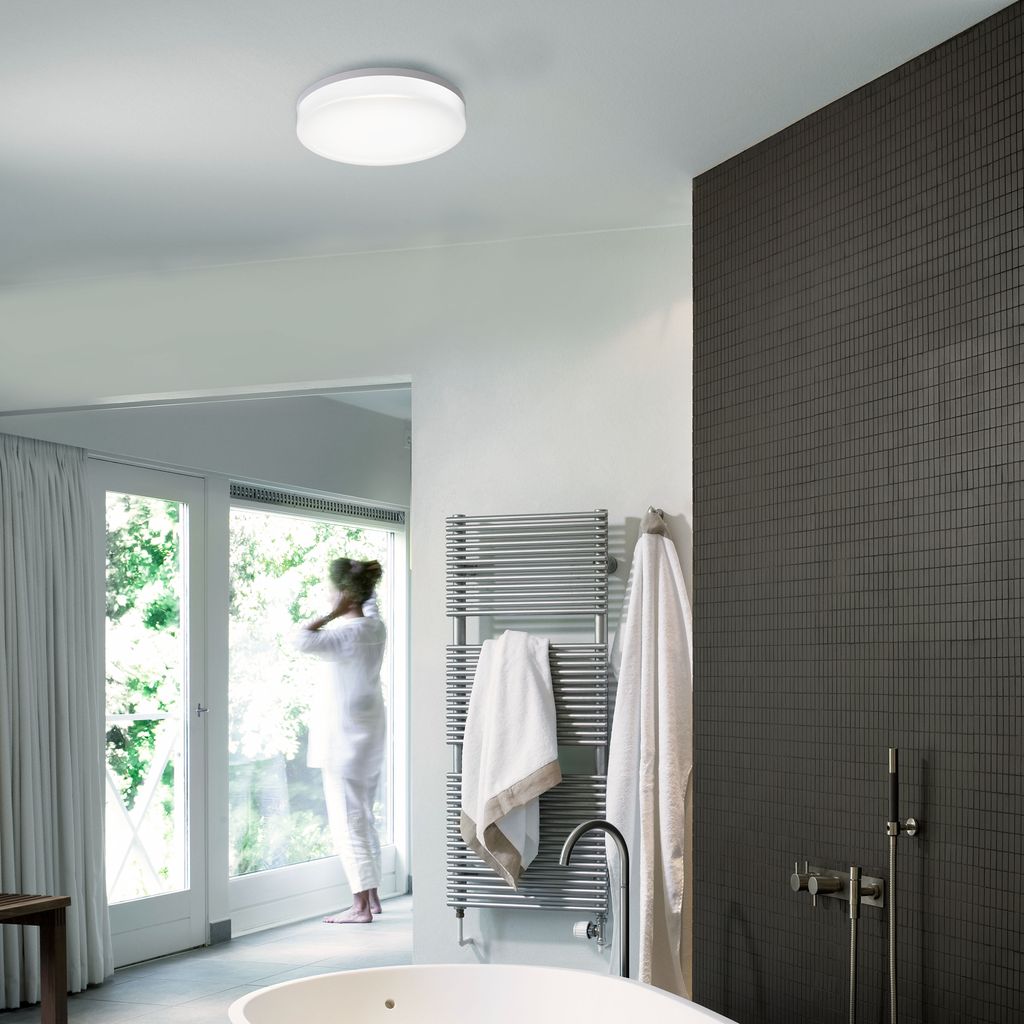 Deckenleuchte Ø22 cm - 13W. 1600lm. LED. IP54. neutralweiß. weiß 3