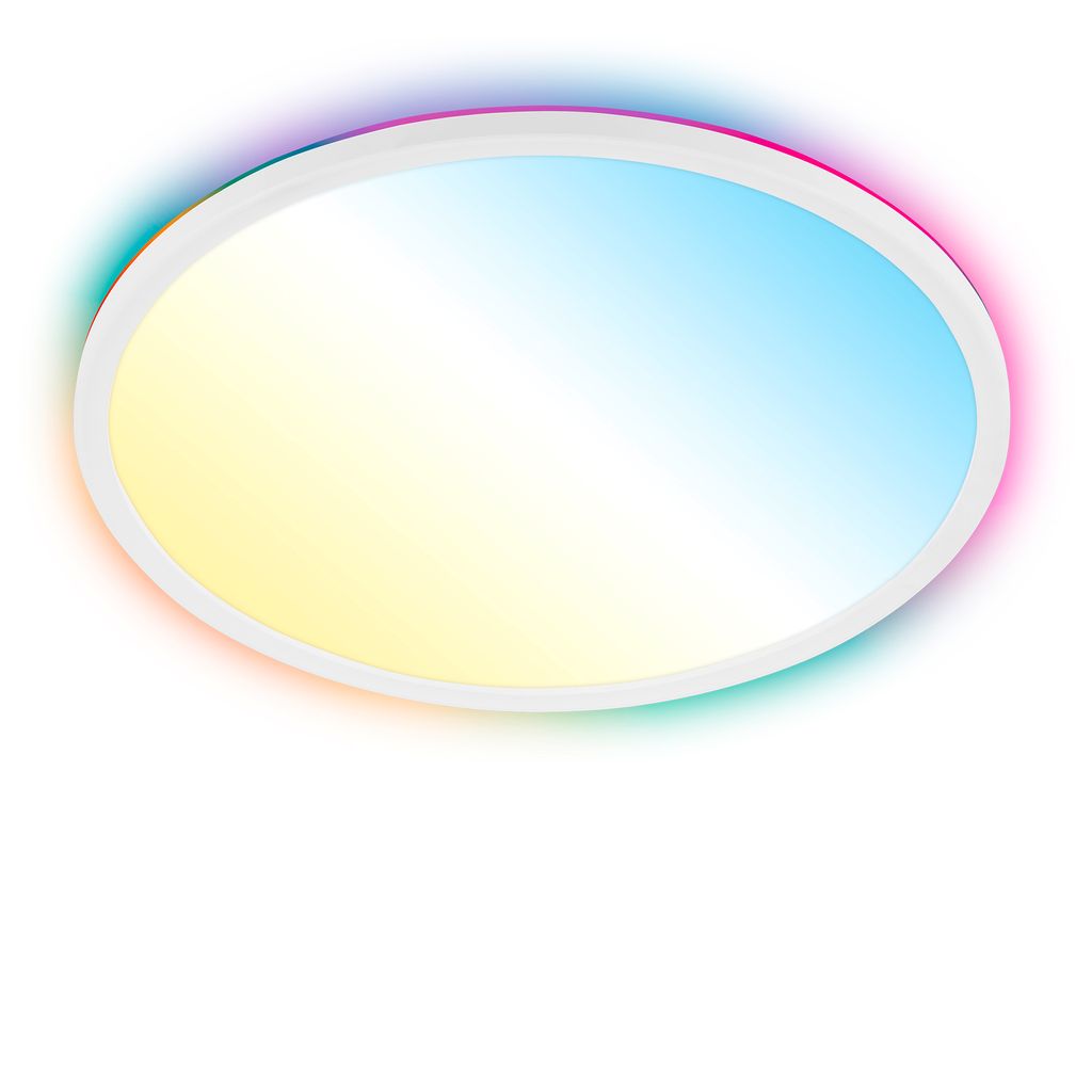 LED Panel Ø42 cm - 22W, 3000lm, dimmbar, Fernbedienung, CCT, RGB, weiß