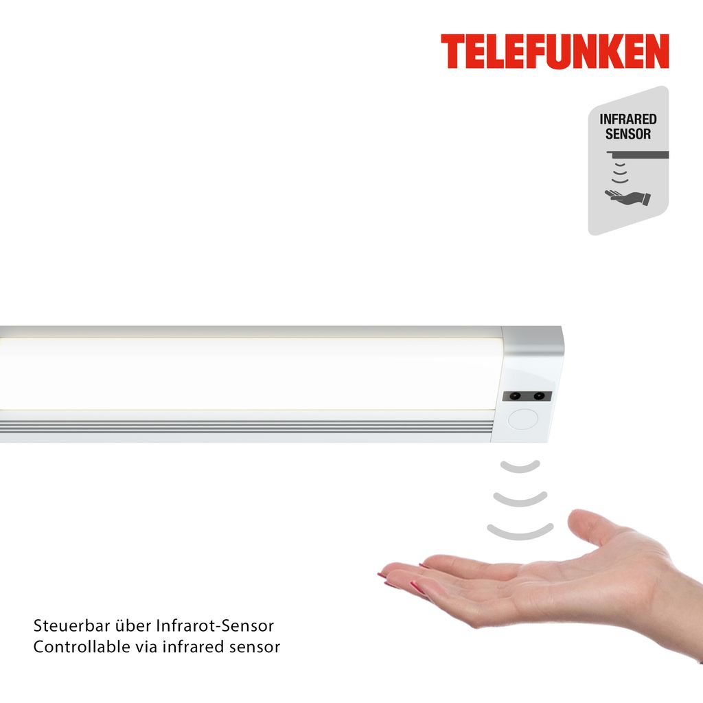 LED Unterbauleuchte 87.3 cm 10W 1100lm silber 6
