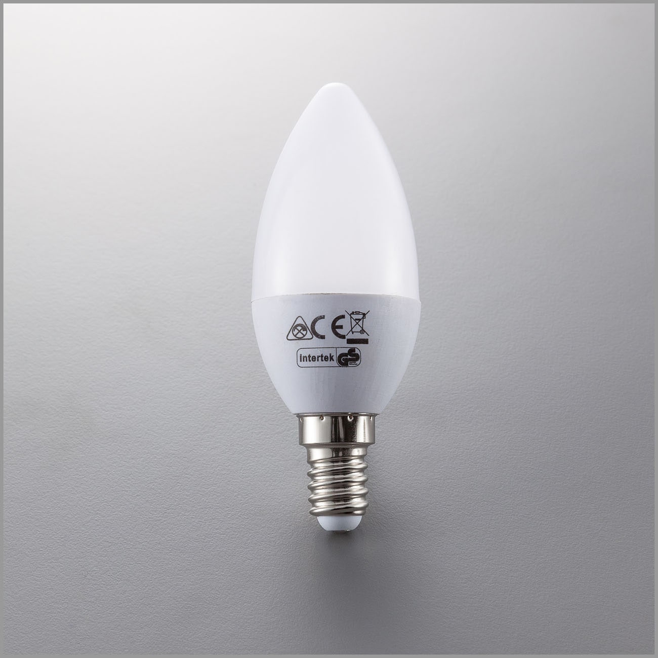 LED Leuchtmittel E14 37x106mm - 5er Set - Energiespar-Lampe Kerzenform 5W 470lm 3.000K warmweißes Licht | weiß - 4