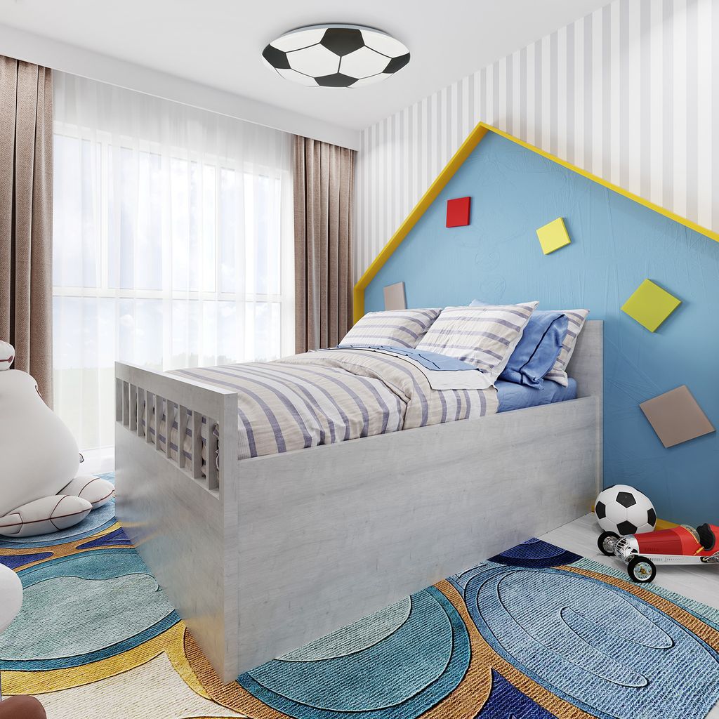 LED Deckenleuchte. Ø 27.5  cm. LED-Platine. 12 W. 1300 lm. weiß-schwarz 6