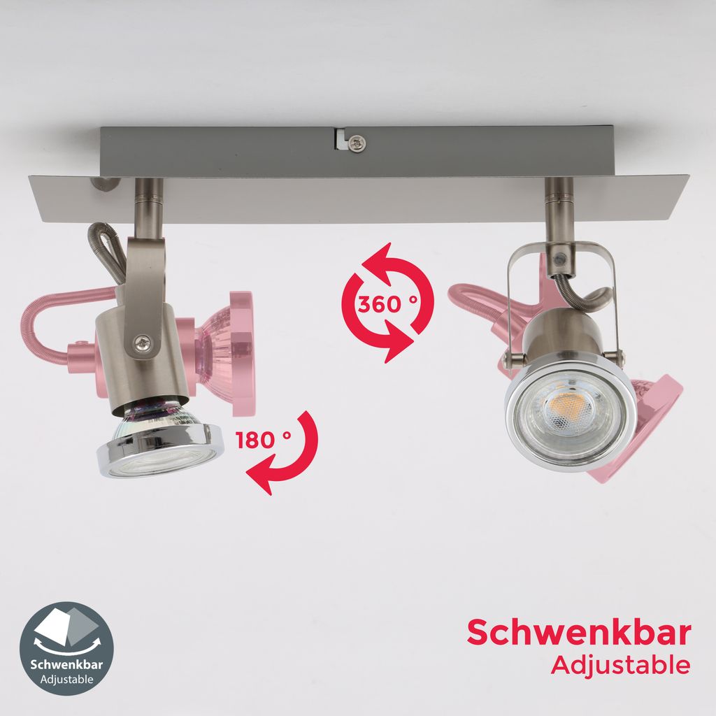 LED Deckenleuchte / Spotleuchte 2-flammig - Phönix 2 3