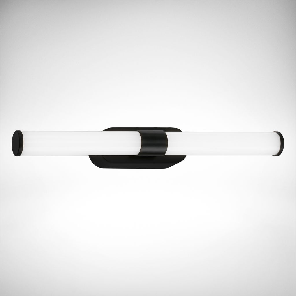 Spiegelleuchte - 7W. 690lm. LED. IP44. 40cm. neutralweiß. schwarz 10