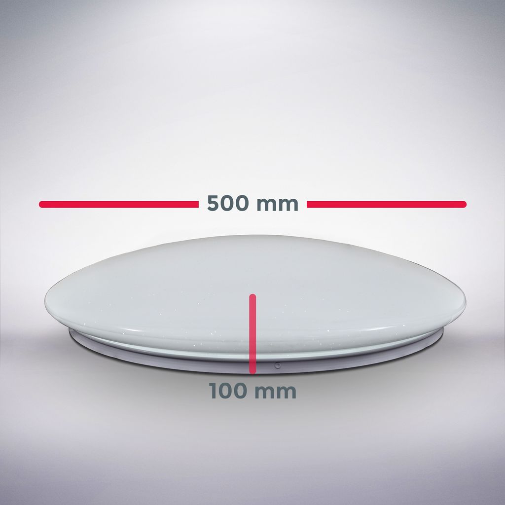 WiFi TUYA LED Deckenleuchte weiß Sternendekor 11