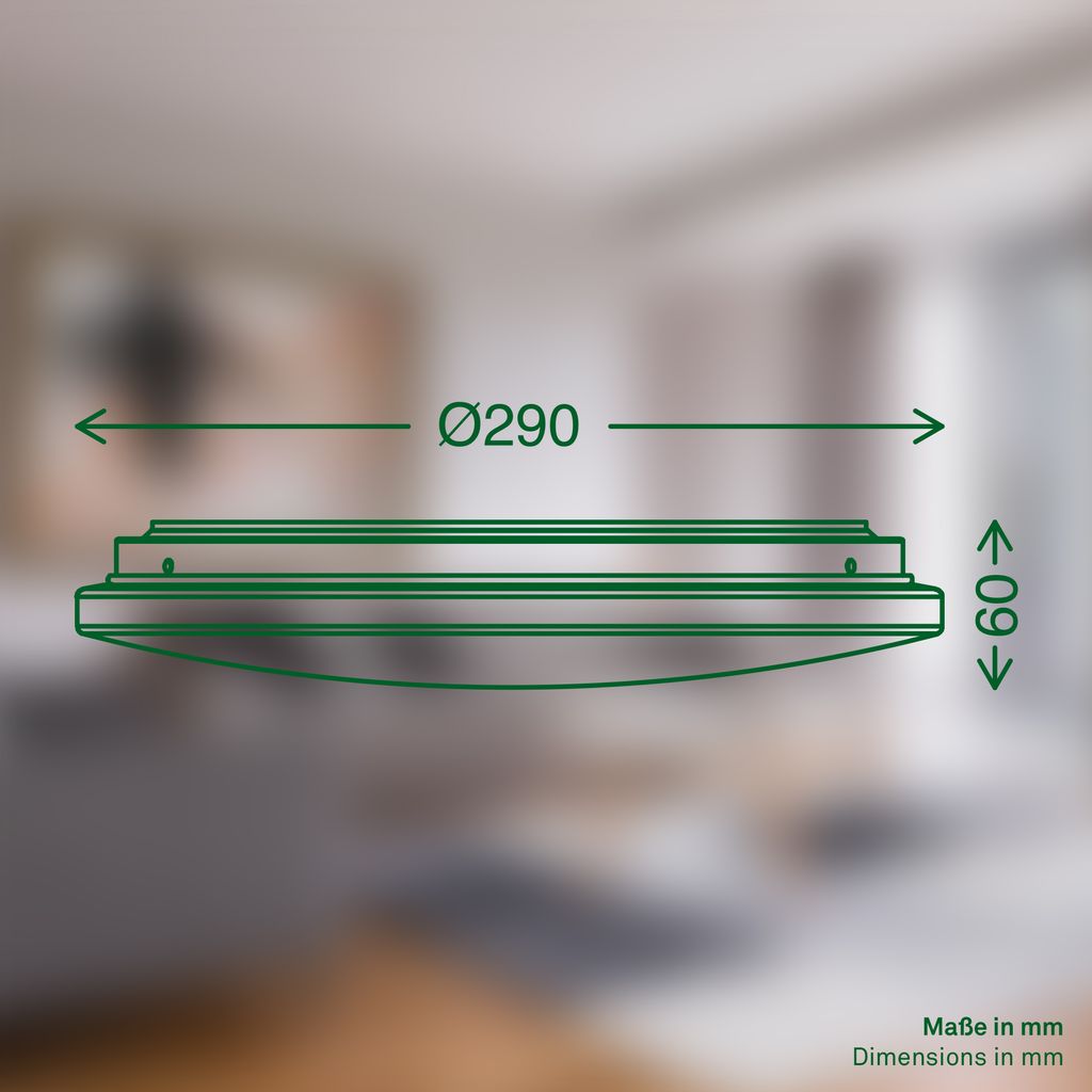 LED Deckenlampe Deckenleuchte Wohnzimmer Effizienzklasse A Flur 10