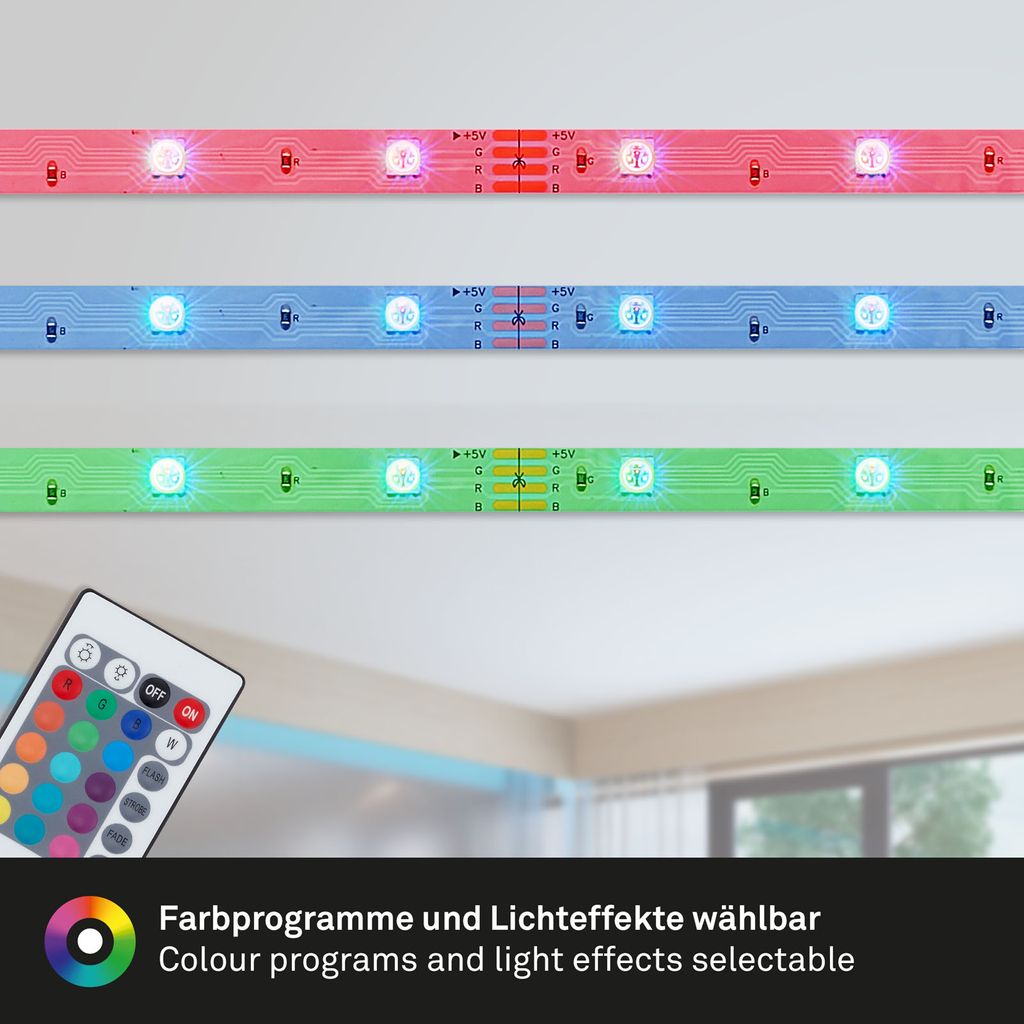 RGB LED Band 1000 cm 0.11W weiß 3