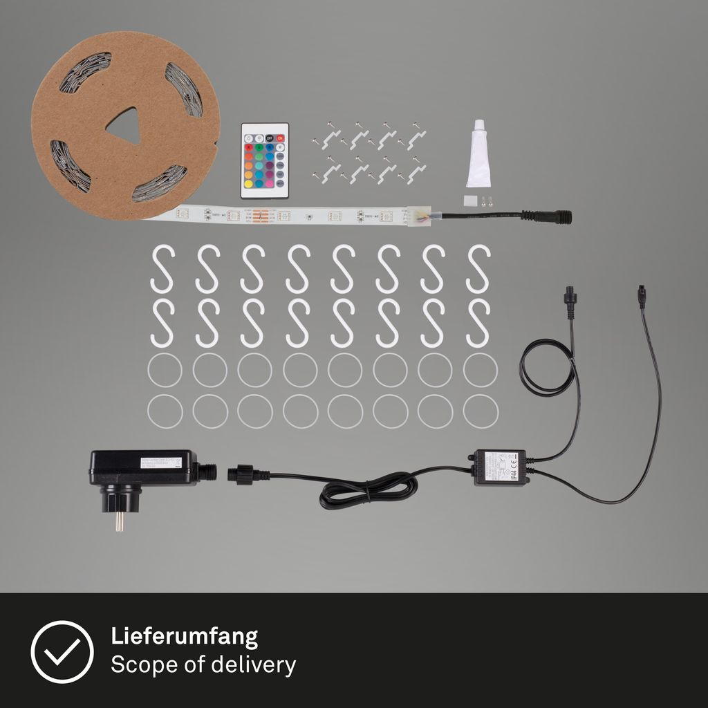 RGB LED Band 1000 cm 0.11W weiß 8