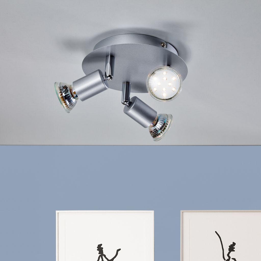LED Spotleuchte / Deckenleuchte 3-flammig - Lunis 3 [Rund] 3
